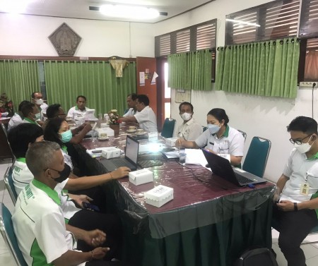 Rapat Pembahas Rancangan Peraturan Bupati Klungkung tentang Pengelolaan Pedoman Kode Klasifikasi Kearsipan di Lingkungan Pemerintah Kabupaten Klungkung